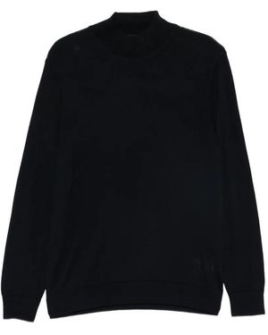 Alberto Gozzi High-Neck Wool Jumper - Black