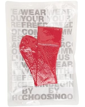 Comme des Garçons Fishnet Socks - White