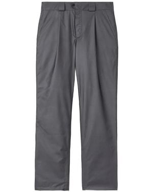 GR10K Rural Straight-Leg Trousers - Grey