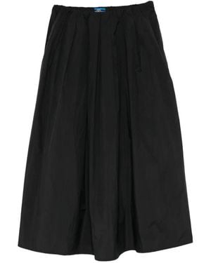 SPORT b. by agnès b. Pleated Midi Skirt - Black