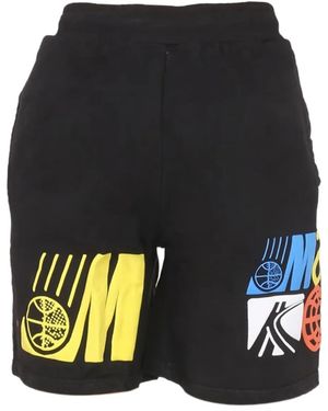 Market Shorts Mit Grafischem Print - Schwarz