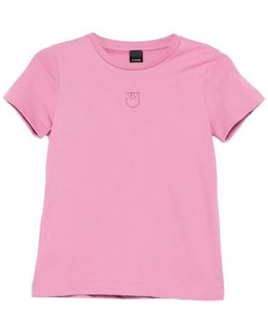 Pinko Bussolotto logo T-shirt - Rosa