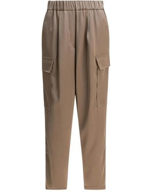 Semler Pantaloni Con Vita Elasticizzata - Neutro