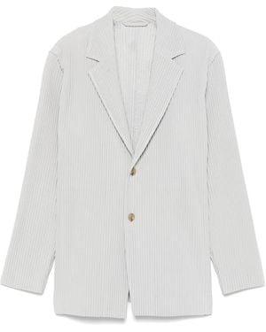 Homme Plissé Issey Miyake Blazer Plissettato - Bianco