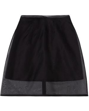 House of Dagmar Organza Miniskirt - ブラック