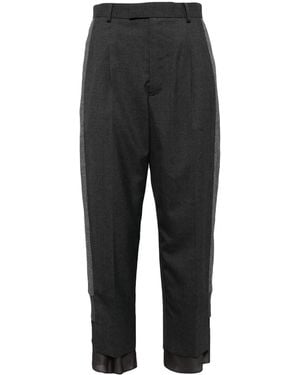 Undercover Double-Layered Trousers - Black