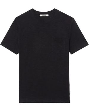 Zadig & Voltaire Stockholm Skull-Print T-Shirt - Black