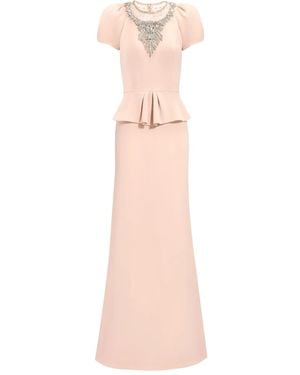 Jenny Packham Nocturne Maxi Dress - Pink