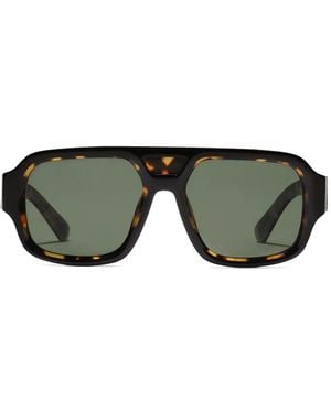 Dolce & Gabbana Geometrische Lusso Sartoriale Sonnenbrille - Grün