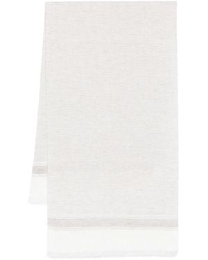 Brunello Cucinelli Striped Scarf - ホワイト