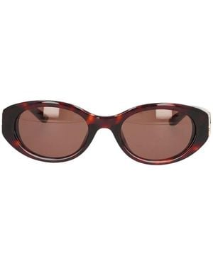 Balenciaga Tortoiseshell-Effect Bb Sunglasses - Pink