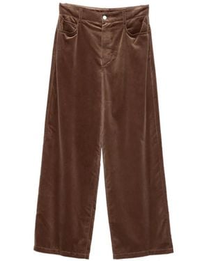 Max Mara Eiffel pocket trousers - Braun