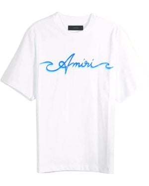 Amiri Camiseta Con Logo Estampado - Blanco
