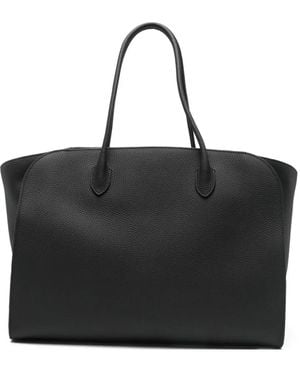 The Row Marlo 17 Zip-Up Tote Bag - Black