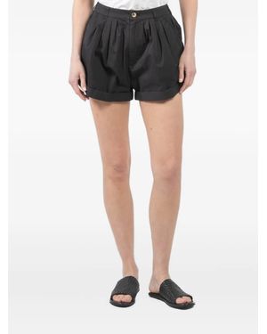 Doen Paige Poplin Shorts - Black