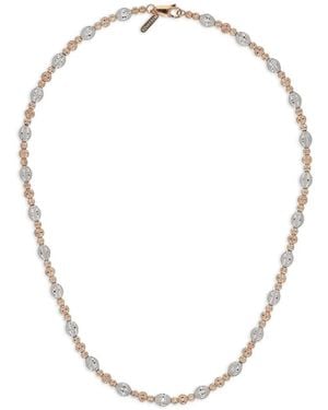 Desmo Crystal Necklace - Mettallic