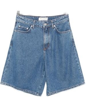 Marc O' Polo Faded Denim Shorts - Blue