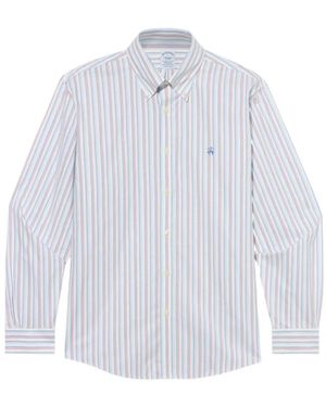 Brooks Brothers Striped Shirt - White