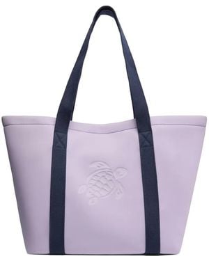 Vilebrequin Printed Beach Bag - Purple
