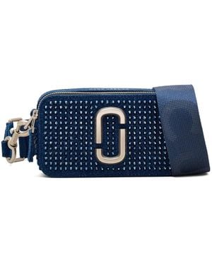 Marc Jacobs Bandolera The Crystal Denim Snapshot - Azul