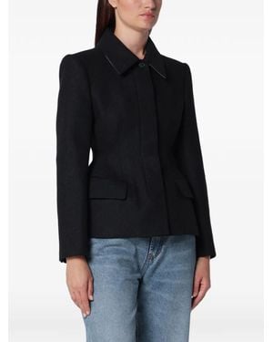 Source Unknown Terzo Classic-Collar Blazer - Black