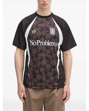 Aries Camiseta Con Estampado Gráfico - Negro