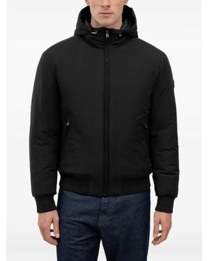 BOSS Hooded Bomber Jacket - Black