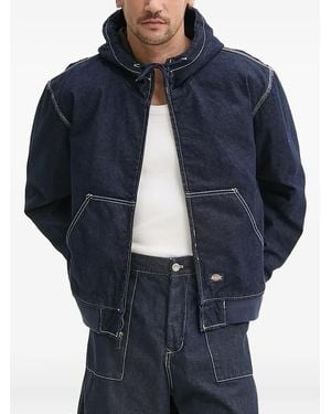 Dickies Hooded Denim Jacket - Blue