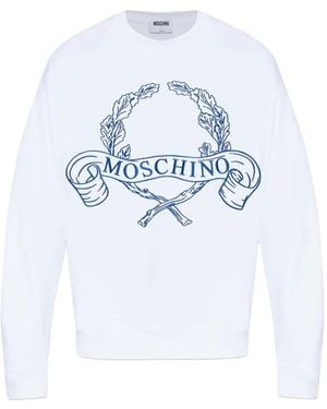 Moschino Embroidered Sweatshirt - White