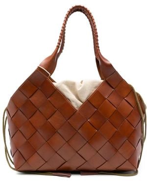 Dragon Diffusion Castello Leather Shoulder Bag - Brown