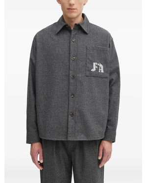 Fucking Awesome Pocket Button-Up Shirt - Gray