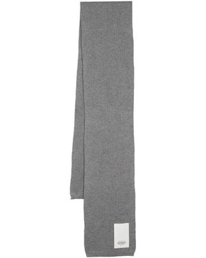 Ruslan Baginskiy Logo-Patch Scarf - Grey