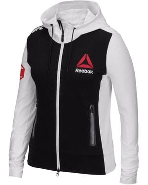 Reebok Veste Zippée À Capuche - Black