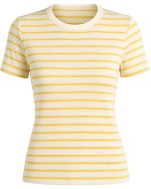 Vince Striped T-Shirt - Yellow