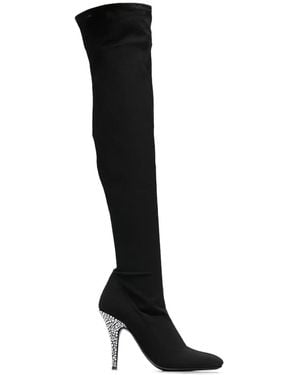 Giuseppe Zanotti Botas Altas Calixtee Cuissarde Con Tacón De 110Mm - Negro