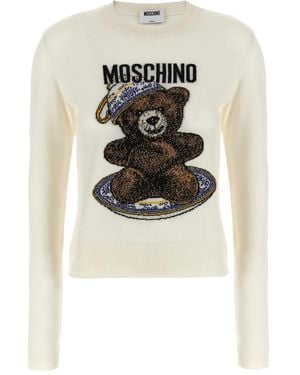 Moschino テディベア セーター - ホワイト