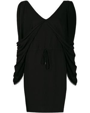See By Chloé V-Neck Jersey Dress - Black