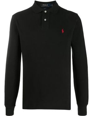 Polo Ralph Lauren Shirt Collar Polos - Black