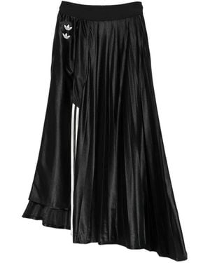 Willy Chavarria X Pleated Asymmetric Skirt - Black