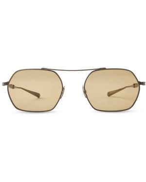 Mr. Leight Ryder S Geometric-Frame Sunglasses - Natural