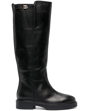 Furla Legacy Knee-Length Boots - Black