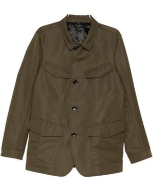 Tom Ford Single-Breasted Military Jacket - Green