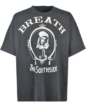 BREATH Maria Graphic-Print T-Shirt - Black