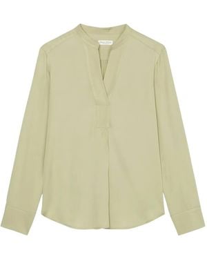 Marc O' Polo Placket Blouse - White