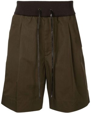 3.1 Phillip Lim Bermuda À Taille Contrastante - Vert