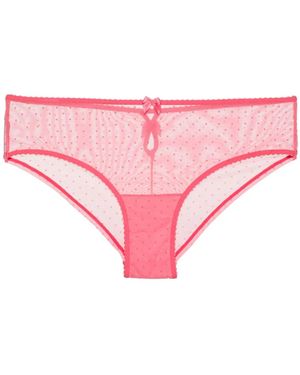 Marlies Dekkers Peekaboo Brazilian Briefs - Pink