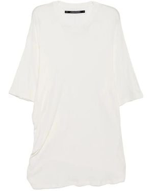 Julius ドレープ Tシャツ - ホワイト