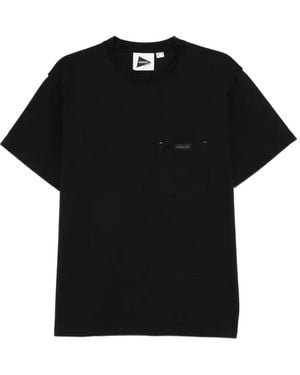 and wander X Gramicci Logo-Print T-Shirt - Black