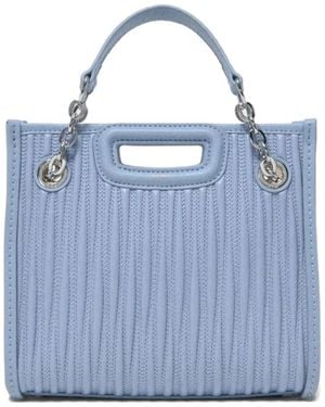 Maje Small Tote Bag - Blue