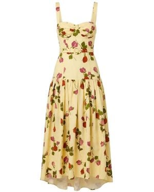 Nicholas Jurk Met Bloemenprint - Metallic